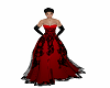 Red and Black Gown