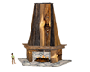 Wooden Fire Place