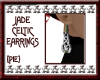{Pie}Jade Celtic Earring
