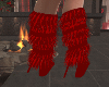 Winter red boots