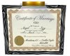 wedding certificiate A&I