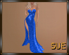 Elegant BlueSparkle Gown