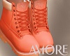 Amore Orange Boots