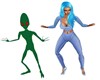 DANCE WITH GREEN ALIEN