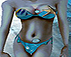 Mermaid blue bikini