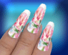 Spring Fling Pink Nails 