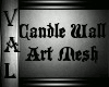 (Mesh) Candle Wall Art