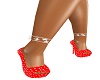 RED & WHITE DOTS SHOES