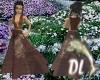 DL *wavy Leather Skirt*