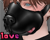 Leather Dog Mask Tongue