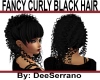 FANCY CURLY BLACK HAIR