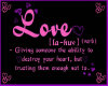 Love....sticker