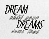 LC Dreams 3D sign B&W