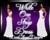 White one strap dress