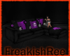 purple panda sofa