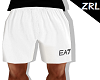 ZRL - EA7 WHITE SHORT