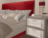 Glam Red\Gold  Bed set