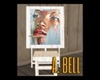 Animated Easel Lady Blue