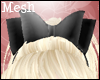 Black Lolita Hair Bow II