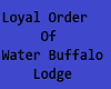 buffalo lodge sign