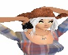 ~K~cowgirl hat white hai