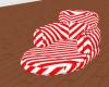 Candy Cane Couples Chair