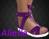 Spring Purple Sandals