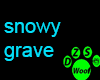 snowy grave light