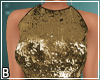 Gold Black Sequin Dress
