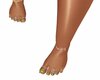 Bare Feet Neon Toes