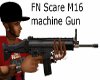 FN Scare M16 machine Gun