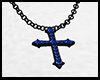 Sapphire Cross Necklace