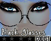 Round Glasses *Black