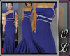 Alicia Keys Blue Gown