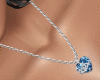 Silver necklaces(Blue)