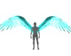 Teal Cybernetics Wings