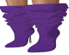 Purple Slouch Boots