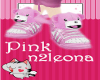 shoes bear pink