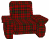 Red Tartan Big M Chair