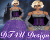 DT4U  purple black dress