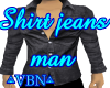 Shirt jeans man