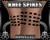 ♛ Knee Spikes Black