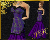 *JR Floral Tiara Gown V4