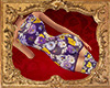 Purple pansies dress GA