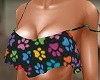 Black Paw Mini Top