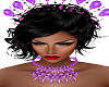FG~ Diva Necklace Purple