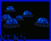 Blue Disco UFO Lights