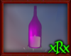 Bottle Candle Purple