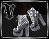 ViX | Silver Ankle Boots