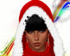 [EB]RED FUR HOODIE